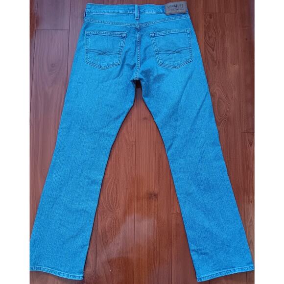 Levi Strauss Signature Jeans Blue Stretch Mid Rise Boot Cut Womens 28x30 Denim - Picture 5 of 10